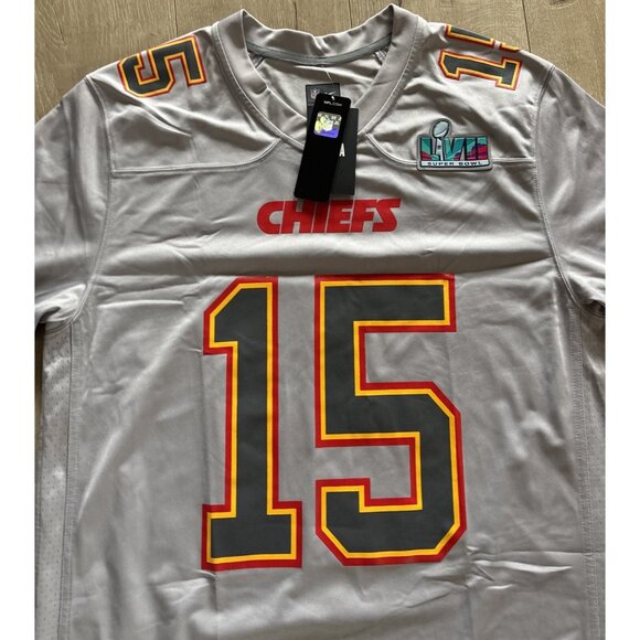 New Nike NFL Kansas City Chiefs Super Bowl LVII L Patrick Mahomes Jersey Size L - Picture 7 of 9